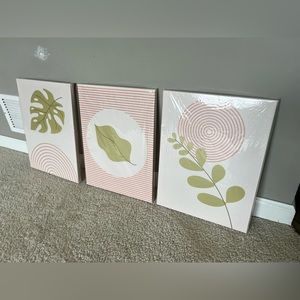 Boho canvas wall art.